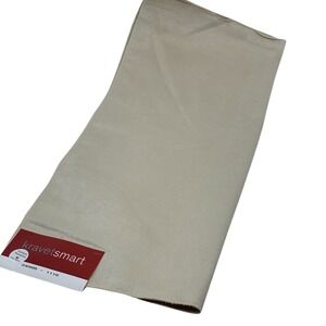 Kravet Smart‎ Fabric Sample Beige Soft Suede Polyester Remnant Crafts